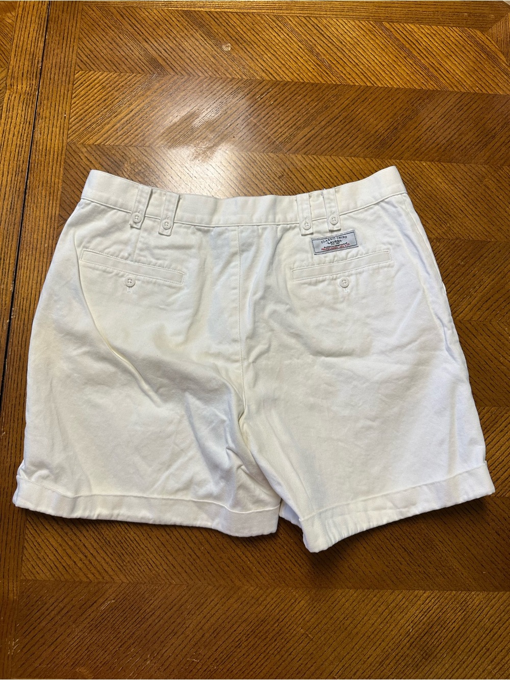 Vintage polo White Classic Cotton Shorts